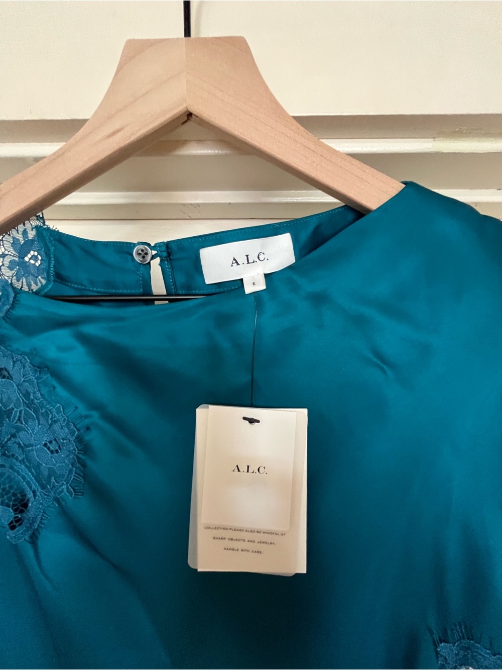ALC Alessia Textured Satin And Lace Maxi Dress - Picture 6 of 15